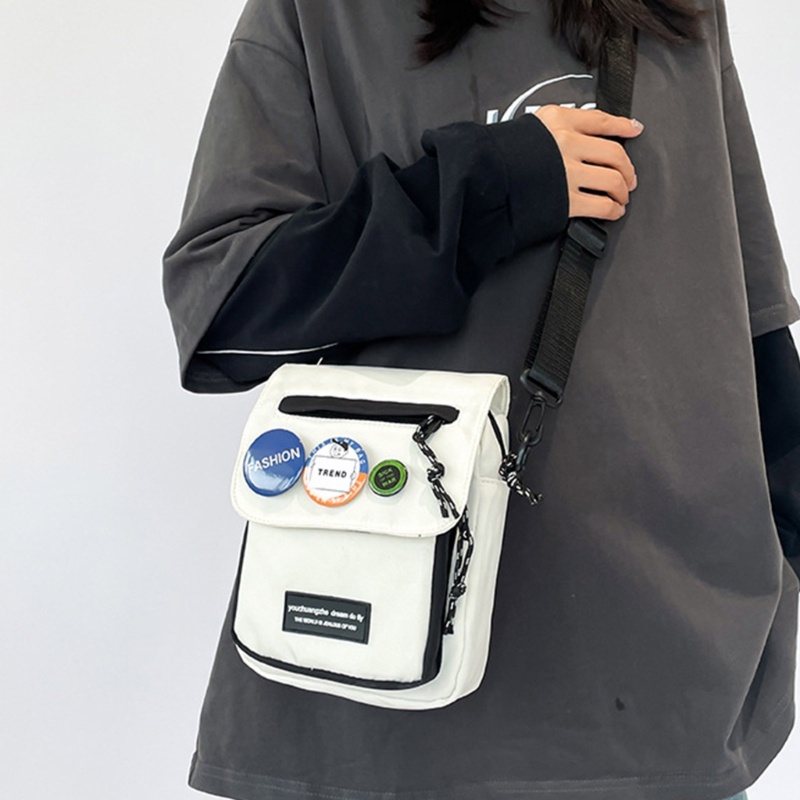 Túi Đeo Chéo Vai Phong Cách Harajuku Nhật Bản Dành Cho Nam Nữ