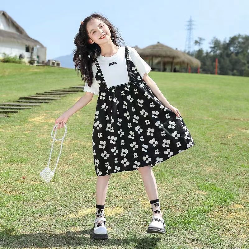 Áo Thun Mùa Hè Phong Cách Mới 2023 Cho Bé Gái 6-8 - 11-13 - 15 Tuổi