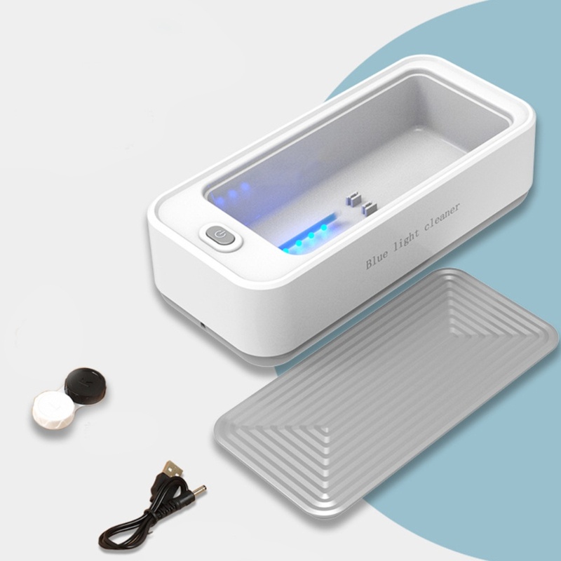 Máy Vệ Sinh Trang Sức Chuyên Nghiệp Mojito Bằng Sóng Siêu Âm Có Đèn Xanh Dương