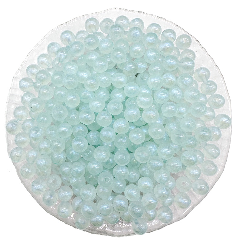 Hạt Xâu Chuỗi Bằng Acrylic 6mm / 8mm Dùng Làm Trang Sức DIY