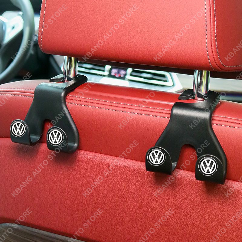 Bộ 2 Móc Treo Đồ Gắn Sau Ghế Xe Hơi Phát Sáng Cho Toyota Honda Mazda Mercedes