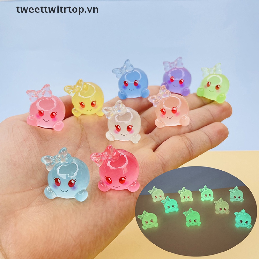 Trtop Set 5 Mặt Dây Chuyền Ba Chiều Bằng resin Ba Chiều Hình Hoạt Hình Sáng Tạo Dễ Thương DIY Trang Trí Đồ Trang Sức VN