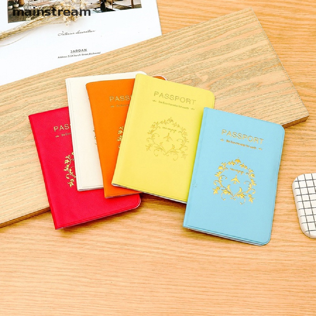 Bao Da PVC Chất Lượng Cao Bọc Hộ Chiếu Thẻ ID Passport Du Lịch Tiện Lợi