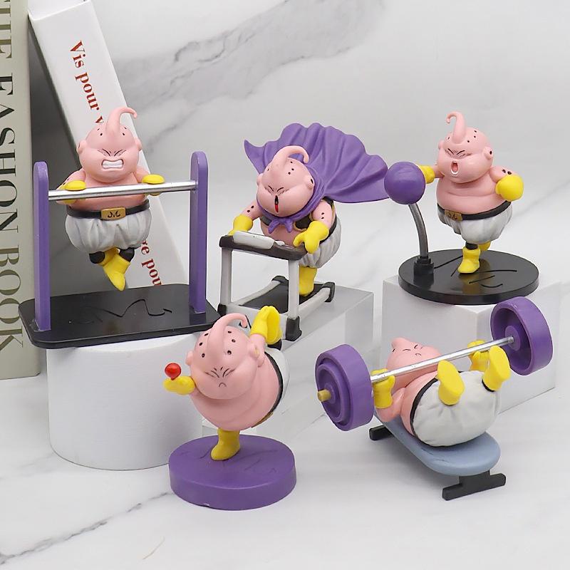 Mô hình Ma Bư 7 viên ngọc rồng siêu dễ thương cao 9cm Dragon Ball Majin Buu figure Mô hình nhân vật Anime