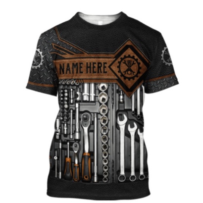 Áo Thun Tay Ngắn In Họa Tiết 3D Thời Trang Mùa Hè Cho Nam