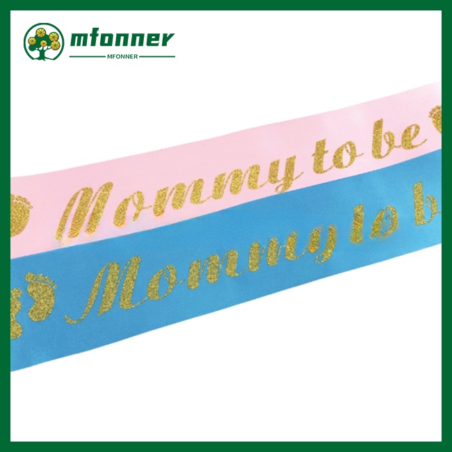 Đai Đeo Vai In Chữ Mfonner Baby Sash Mommy To Be Trang Trí Tiệc