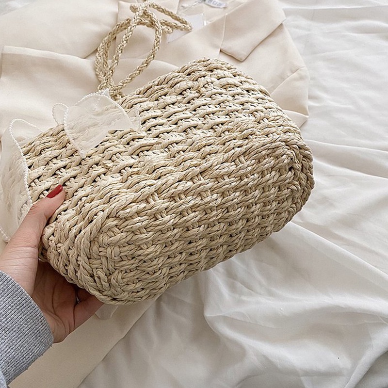 Túi Đeo Vai Dây Rút Phong Cách retro Đơn Giản Thời Trang Cho Nữ