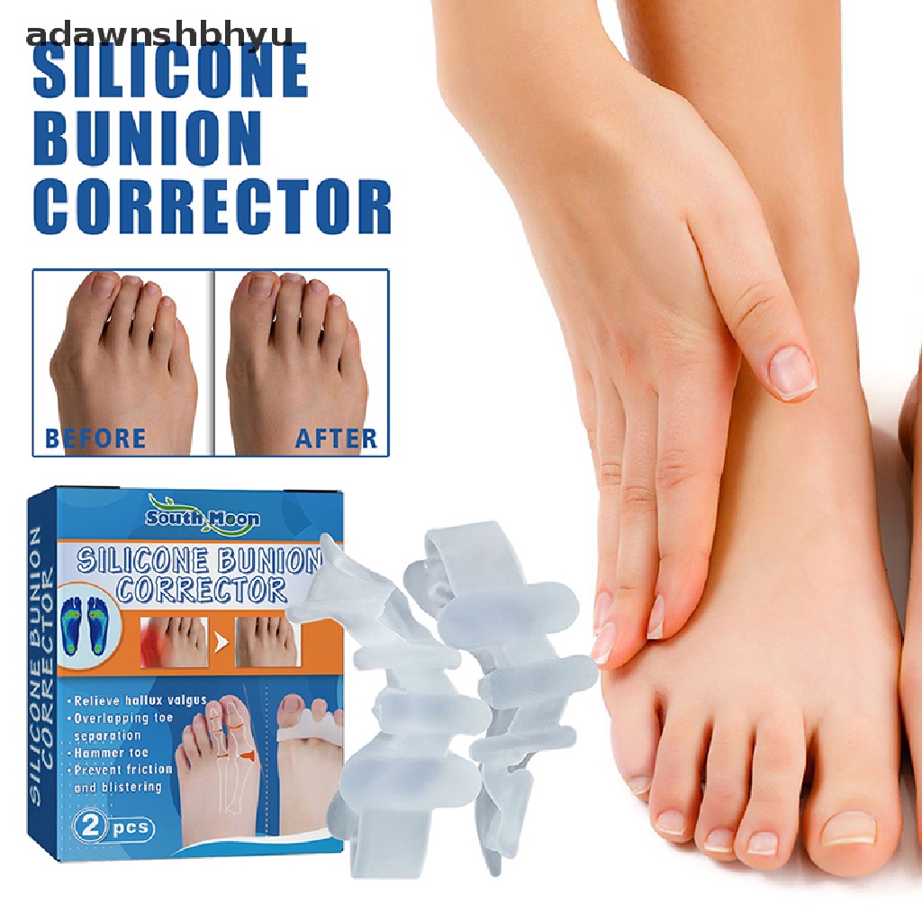 1 Cặp Silicon Tách Ngón Chân Cái Bảo Vệ Hiệu Quả