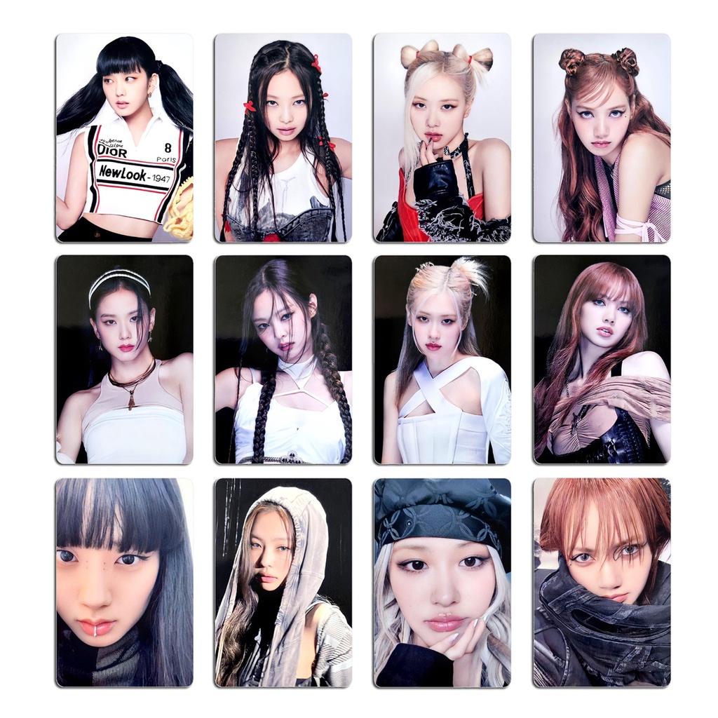 Set 4 Tấm Ảnh Lomo Card Nhóm Nhạc Blackpink JISOO JENNIE LISA ROSE