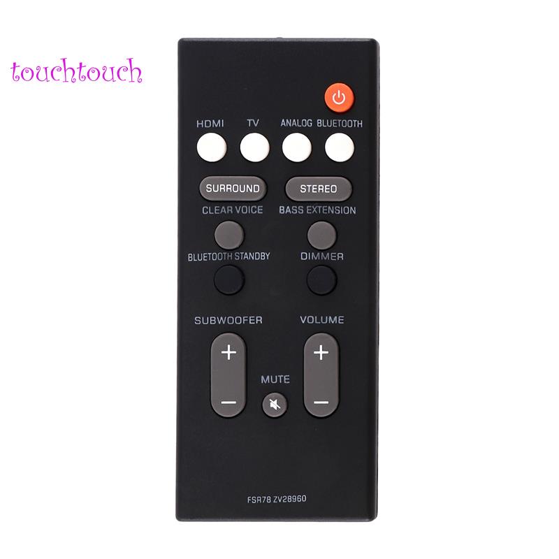 Replacement Remote Control FSR78 ZV28960 for Yamaha YAS-106 YAS-207 ATS-1060 YAS-107 ATS-1070 Bluetooth Soundbar System