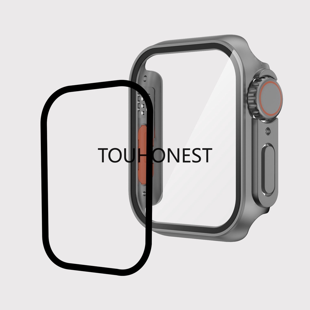 Phù Hợp Ốp Bảo Vệ Bằng PC Dành Cho Đồng Hồ Apple Watch 8 7 6 5 4 45mm 41mm 44mm 40mm