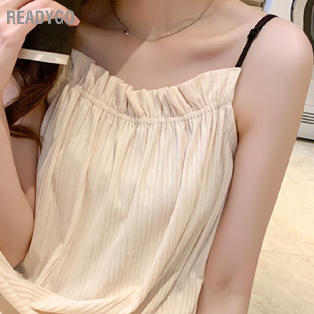 Đồ ngủ Hai Dây Dáng Rộng Thoáng Khí Màu Sắc Tinh Khiết Thoải Mái Thời Trang Mùa Hè | BigBuy360 - bigbuy360.vn