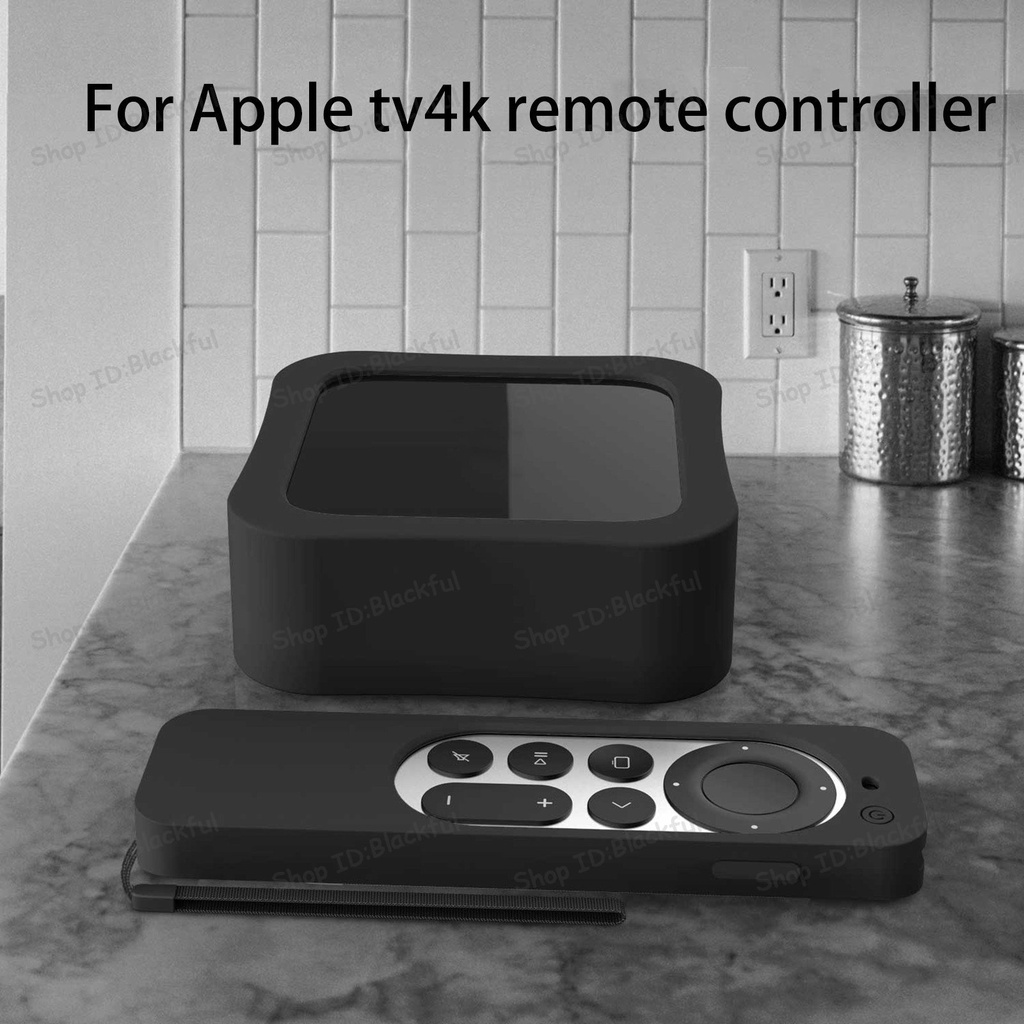 Vỏ Bọc Điều Khiển Từ Xa Bằng Silicone Cho Apple TV 6th Siri 4K Apple TV 7th