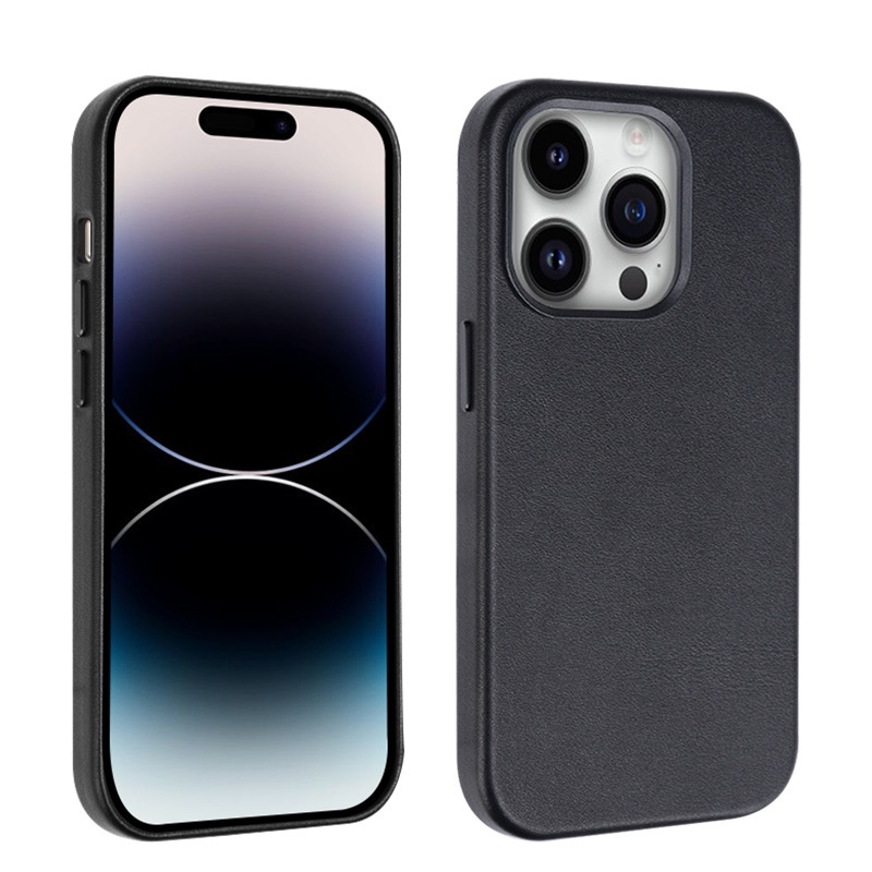 Ốp Điện Thoại Da Từ Tính Có Logo Cho IPhone 14 Pro Max 14