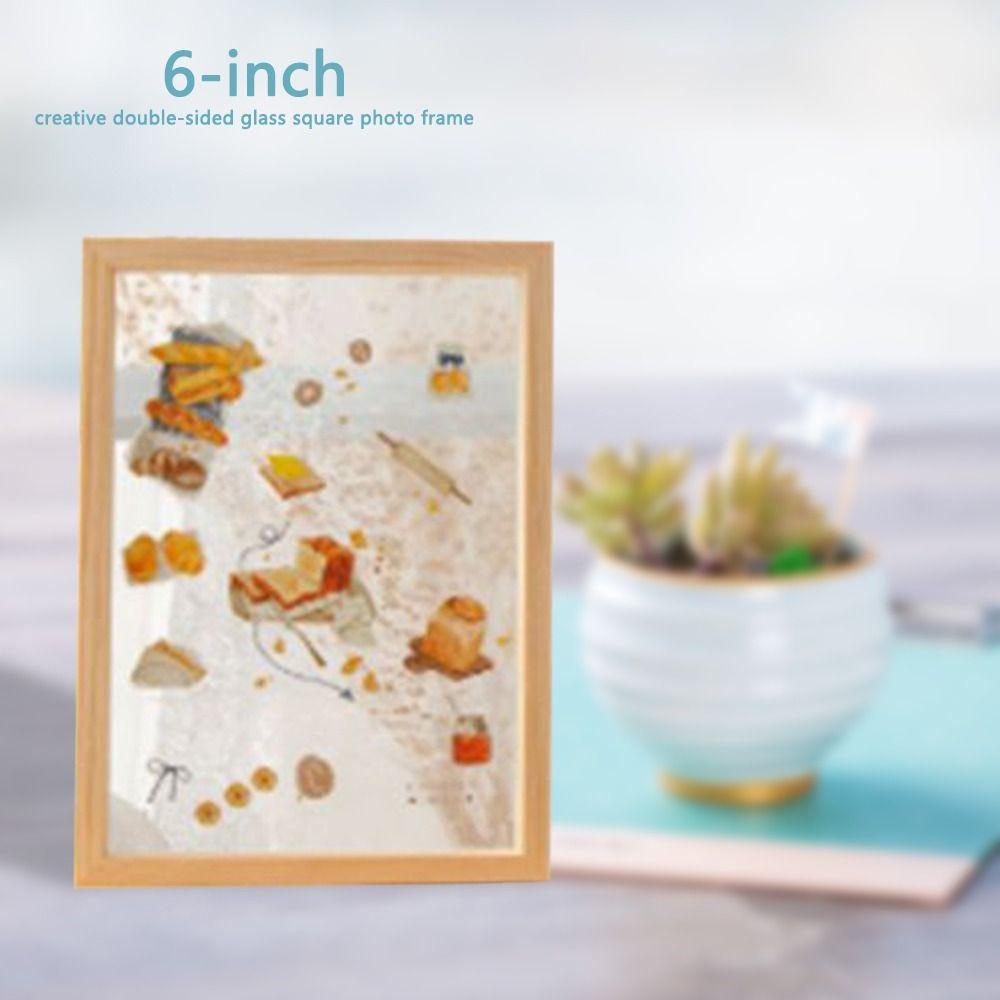 CONOPERY Khung Ảnh Hai Mặt Trong Suốt Thiết Kế Sáng Tạo