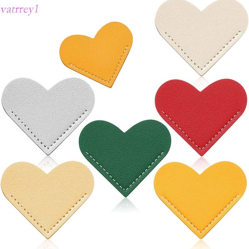VATRR Heart Bookmark Book Page Corner Marker Page Divider Waterproof Portable for Kids