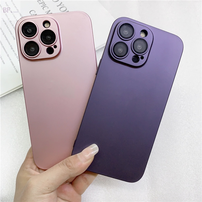 Ốp Điện Thoại Pc Cứng Siêu Mỏng Mặt Nhám Cho Iphone 14 12 13 11 Pro Max X XR XSMAX 8plus 7plus