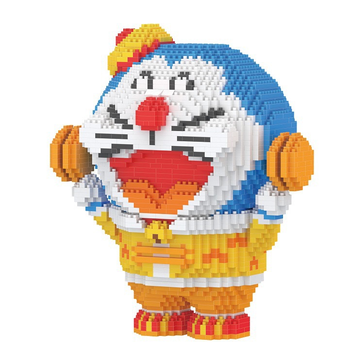 Bộ Đồ Chơi Lắp Ráp Hình Mèo Máy Doraemon 19cm
