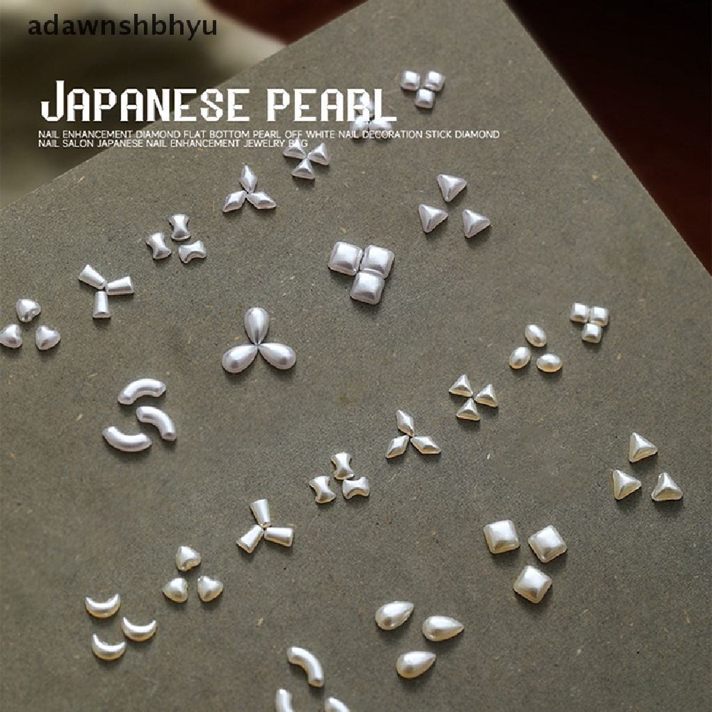 Set 100 Hạt Ngọc Trai 3D Tự Nhiên Dùng Trang Trí Móng Tay