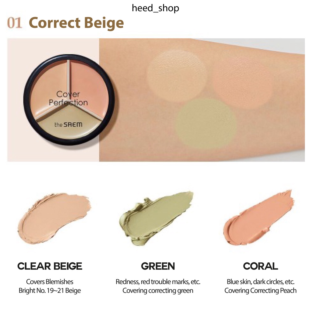 Kem Che Khuyết Điểm Ba Lớp Hoàn Hảo / Quà Tặng Miễn Phí