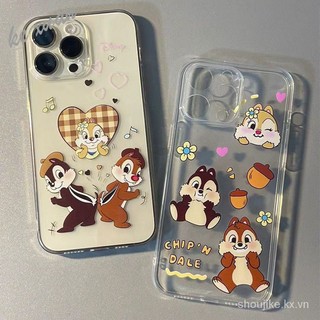 Ốp Điện Thoại Dạng Giáp Chống Sốc In Hình Chip 'n' Dale Dễ Thương Cho Iphone 13Promax 11 / 12 xsmax 14 T9SM