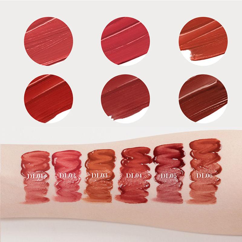 BLACK ROUGE Son Môi Màu Đen Bóng Lâu Trôi Dưỡng Ẩm Phong Cách Hàn Quốc