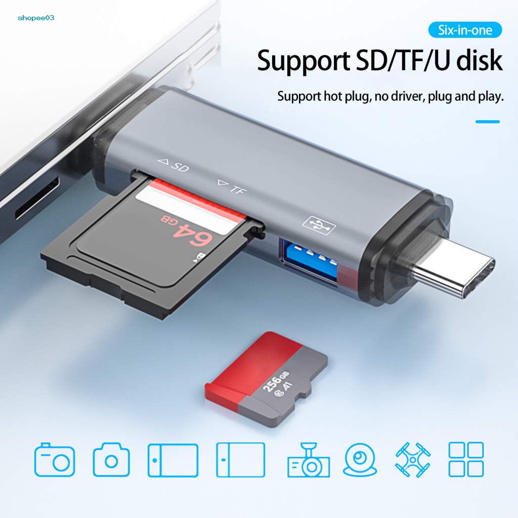 Đầu Đọc Thẻ Nhớ SD / TF Giao Diện USB 3.0 5Gbps Đa Năng Tiện Dụng