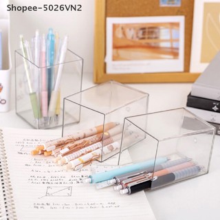 Pen Container Solid Acrylic al Desktop Makeup Brush Pencil Holder Container Home Supplies Pen Organizer Pen Pot