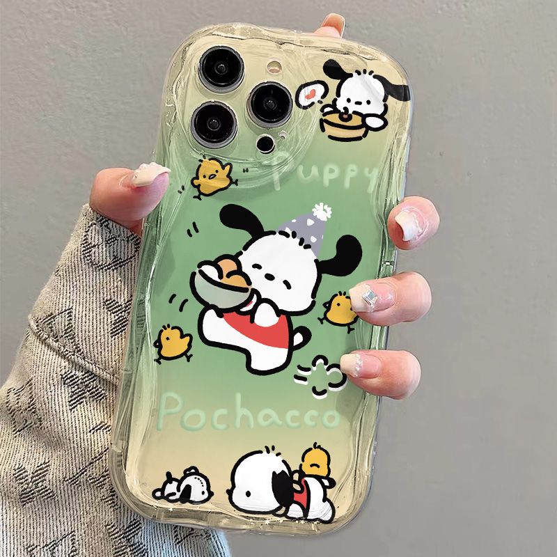 ✅Ốp Điện Thoại Mềm Trong Suốt Chống Sốc In Họa Tiết Chó Pacha Cho iPhone 14 / 13 Pro Max 12 / 11 7 / 8p xs