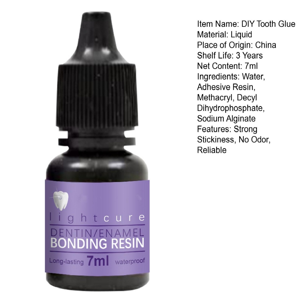 Set 2 Tuýp Keo Dán Răng Đính Đá Quý Đa Năng DIY
