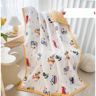 [Hàng trả order, không có dư] Chăn cotton đũi trẻ em mềm mịn