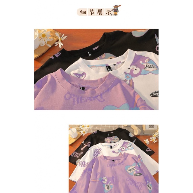 Áo Thun Ngắn Tay Dáng Rộng Thời Trang Mùa Hè Dành Cho Bé Gái