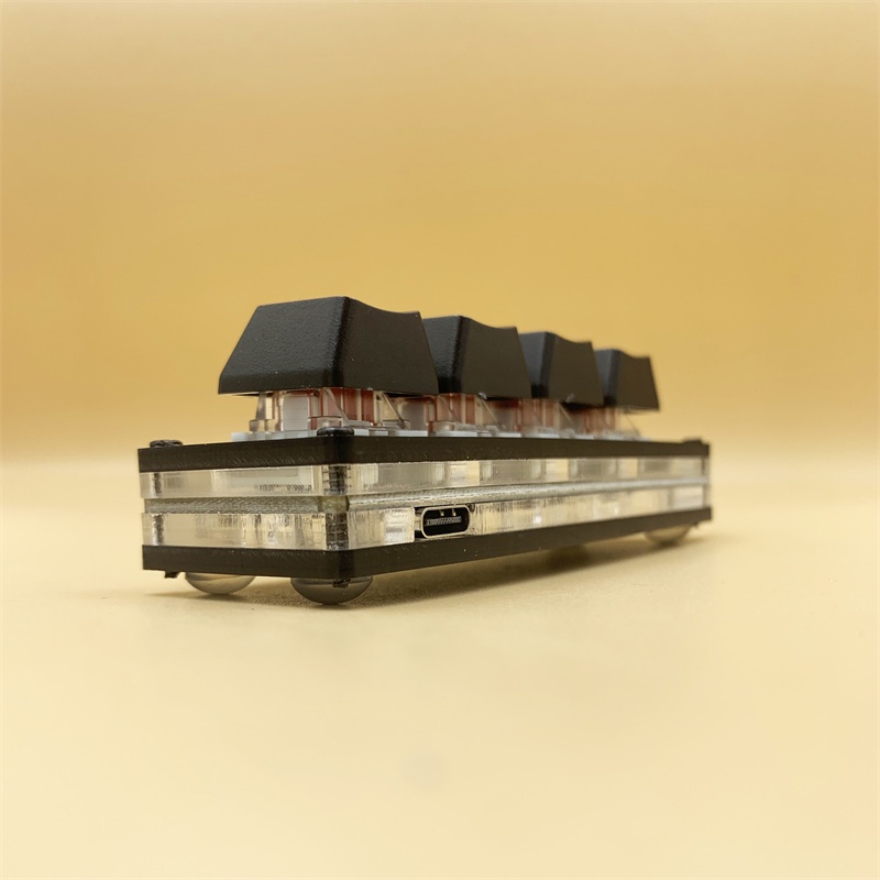 Bàn Phím Cơ Mini 4 Phím Cổng USB Màu Xanh Lá Cây