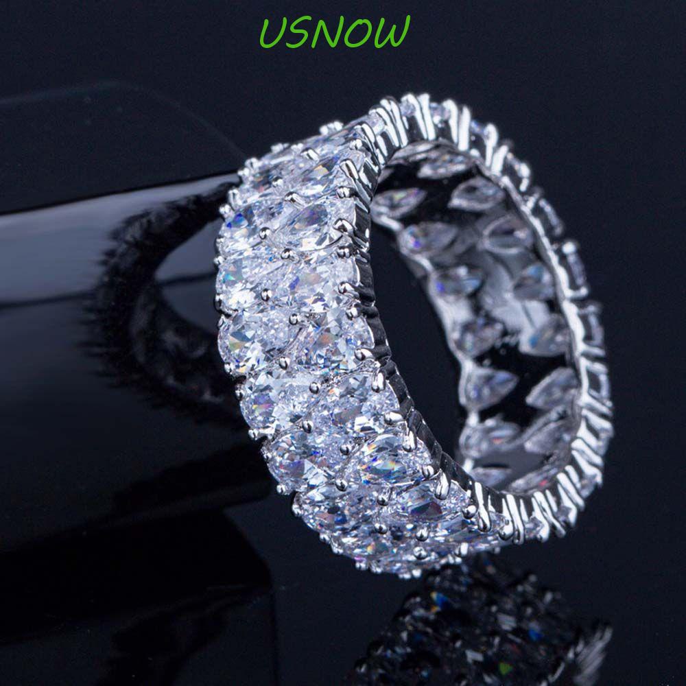 Nhẫn Dự Tiệc Màu Trắng|Vòng Tròn Lớn Màu Sắc|Phụ Kiện Thời Trang Nữ Kiểu Dáng Đơn Giản Trẻ Trung