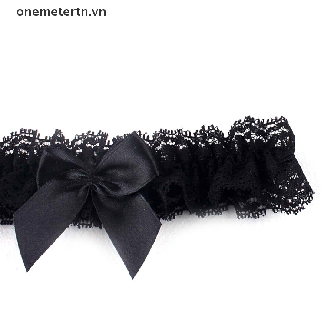 Onemetertn Dây Ruy Băng Ren Trắng / Đen Thắt Nơ Có Thể Điều Chỉnh Làm Quà Tặng Đám Cưới VN