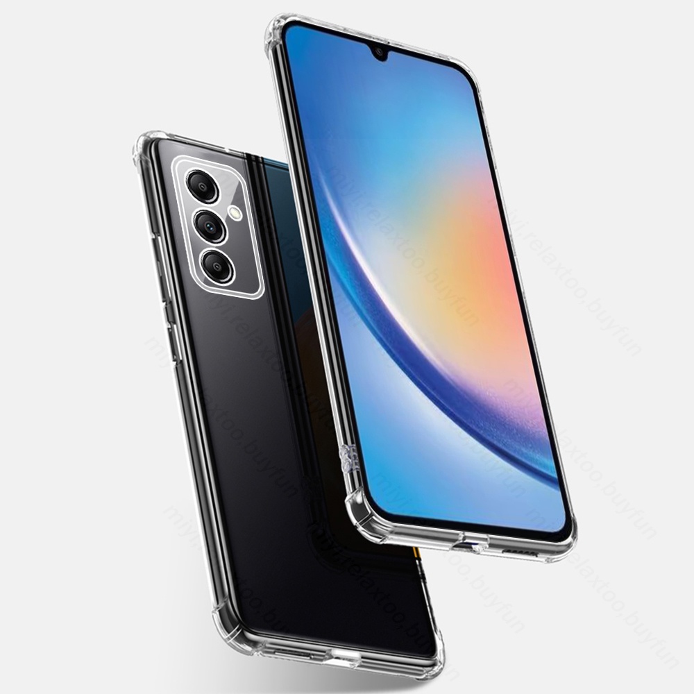 Samung A34 5G Case Transparent Soft Silicone Shockproof Bumper Fundas Para For Samsung Galaxy A34 A 34 5G 34A 2023 SM-A346B 6.6"