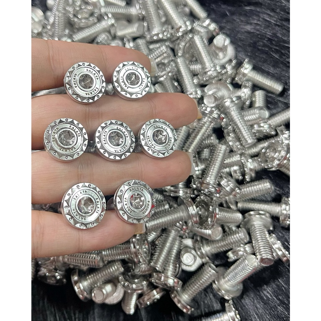 Ốc bông Salaya  inox 6li, 8li sang chảnh