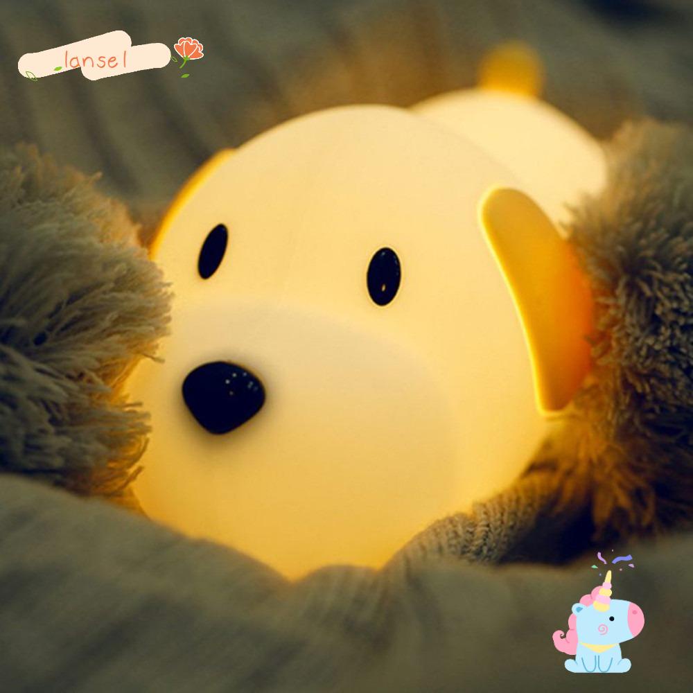 Đèn Ngủ LED Silicone Sạc USB Hẹn Giờ Điều Chỉnh Được Độ Sáng