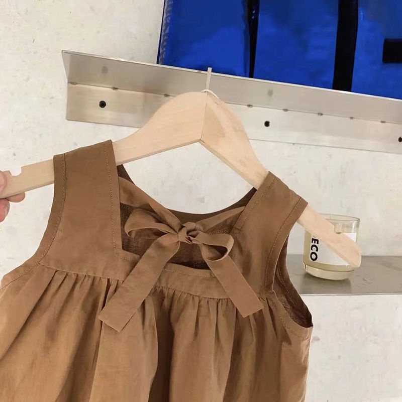 Đầm SáT NáCh + QuầN baggy ChấM Bi Cho Bé GáI