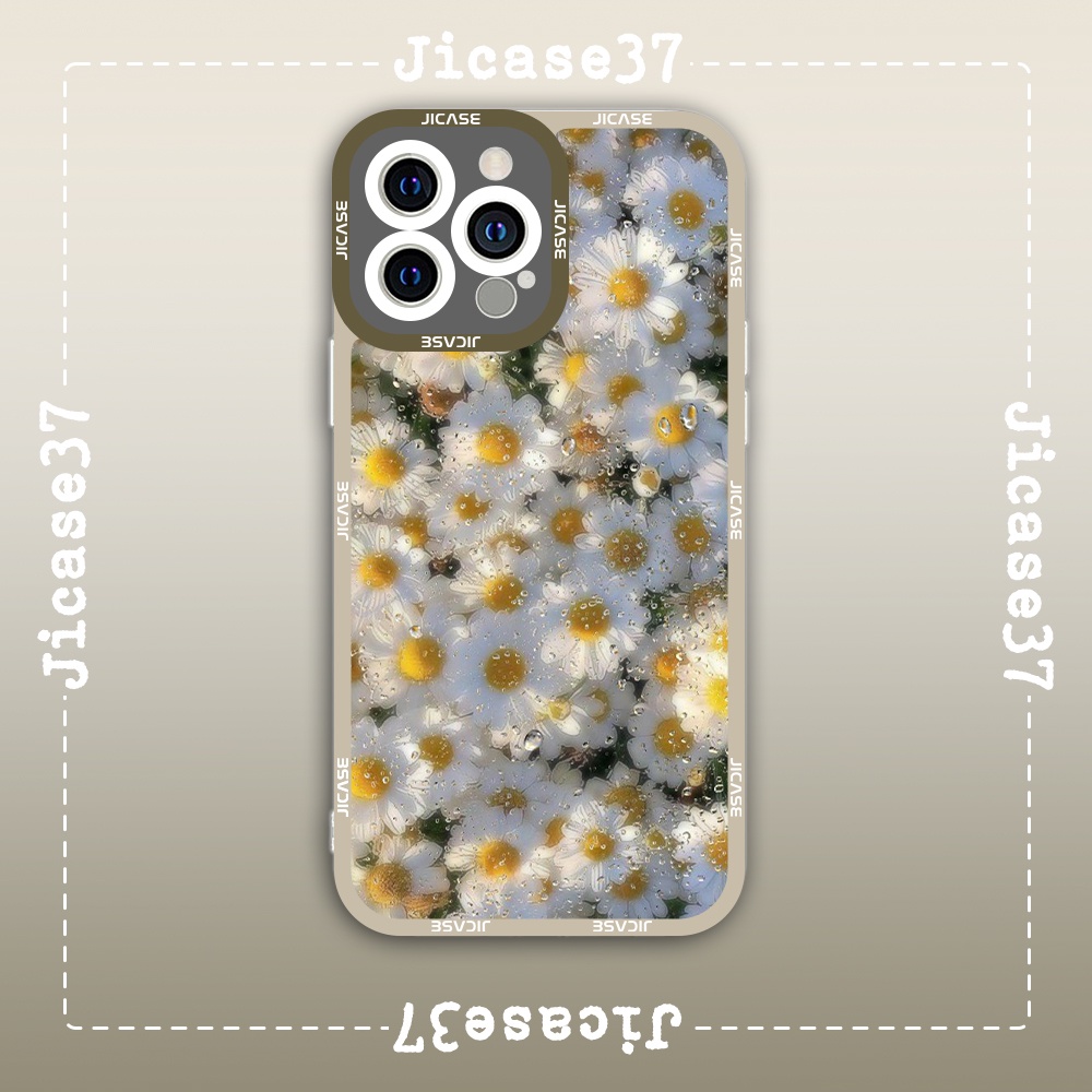 Ốp lưng iphone Cute Case Hoa cúc khô Daisy Pattern Cổ điển Vintage Tặng Kèm Phụ Kiện Túi Xách MK Hình Cute Case