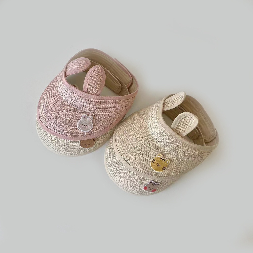 Mũ Chống Nắng Hở Chóp Bảo Vệ Khỏi Tia UV Cao Cấp Thời Trang Theo Phong Cách Hàn Quốc Cho Bé