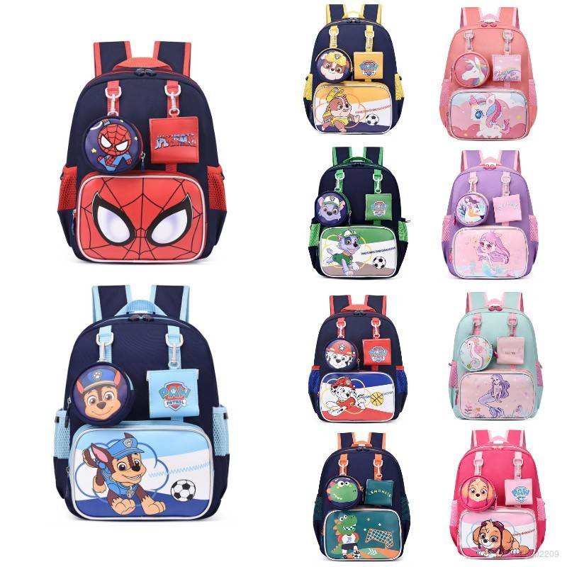 Balo Đi Học Cỡ Lớn In Hình Ultraman / Kỳ Lân / Người Nhện Thời Trang Cho Bé Mẫu Giáo