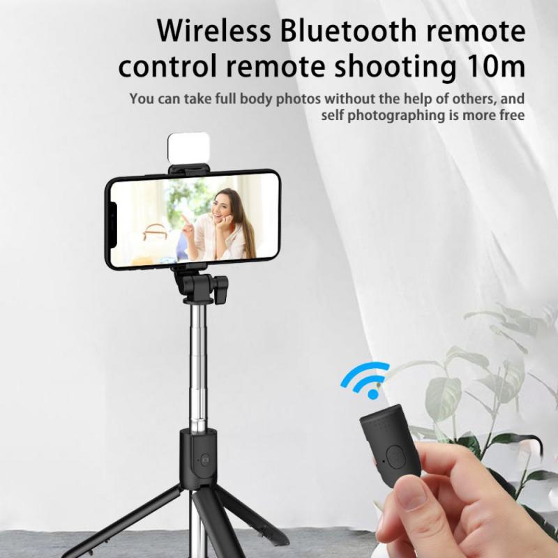 [Giao Hàng Nhanh] Gậy Tự Sướng Bluetooth Mini Di Động Kèm Giá Đỡ Điện Thoại Di Động Cho Mọi Điện Thoại