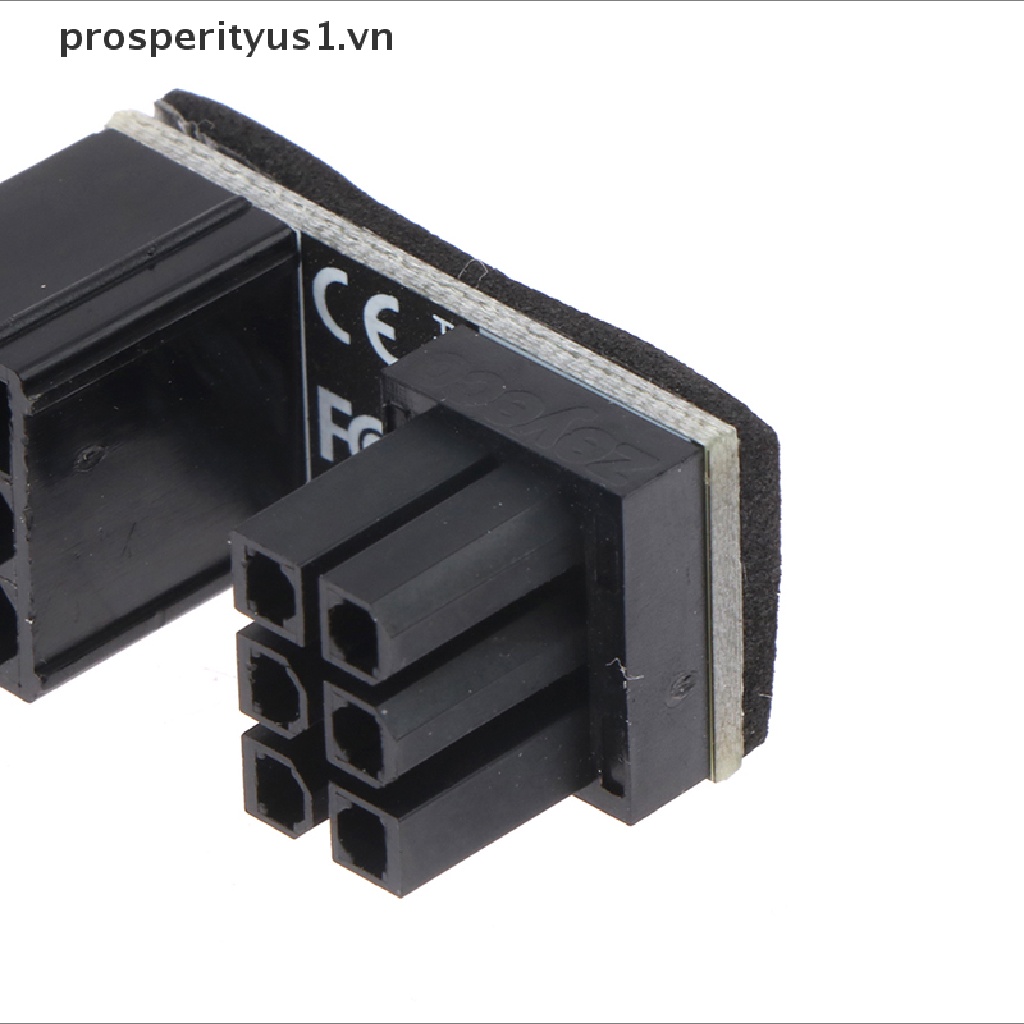 Bảng Mạch Chuyển Đổi Nguồn Điện ATX GPU VGA PCIe 6Pin U Sang 180 Độ prosperityus1