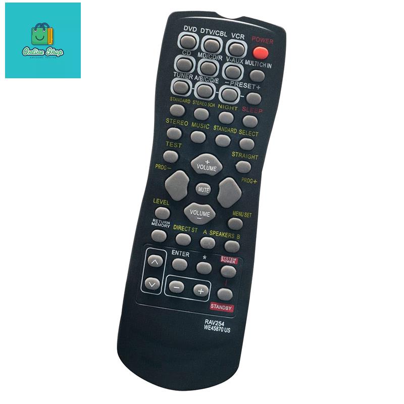 RAV254 Replace Accessory Remote Control for Yamaha Receiver RX-V496 HTR-5240 HTR-5250 HTR-5630 RX-V350 RX-V359 RX-V390