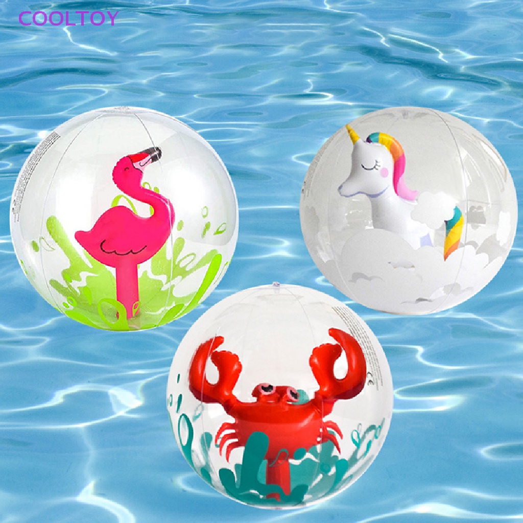 Bóng Bơm Hơi 3D Bằng PVC Dày Dặn Họa Tiết Hoạt Hình Dễ Thương