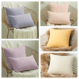 Vỏ gối hình vuông 40x40 50x50 60x60 45x45cm 30x50cm đơn giản trang trí nhà cửa