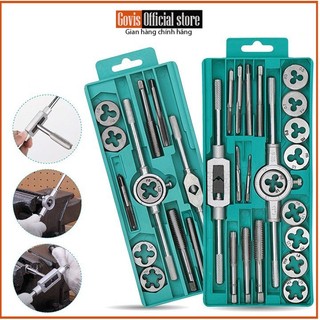 Bộ tạo ren 12 20 40 chi tiết bộ taro hợp kim siêu cứng 