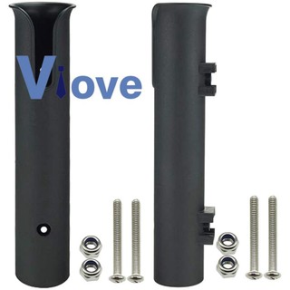 2Pcs Fishing Rod Holder Fishing Pole Rack Ship Fish Rod Tube Yacht Fishing Rod Frame for Boat