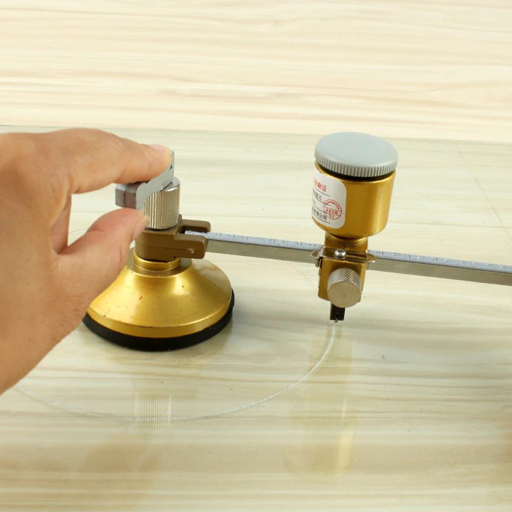 Dao Cắt Kính Compa Dụng Cụ Cắt Kính Tròn 40cm 60cm 80cm